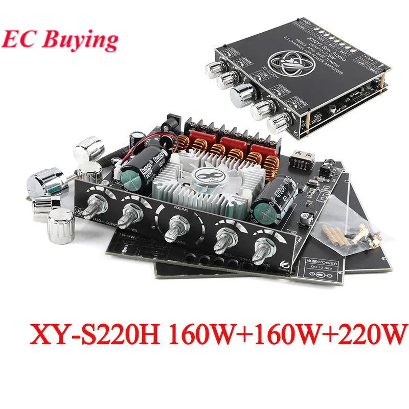 XY-S220H App Control 160Wx2+220W Amplifier Board TDA7498E 2.1 Dual