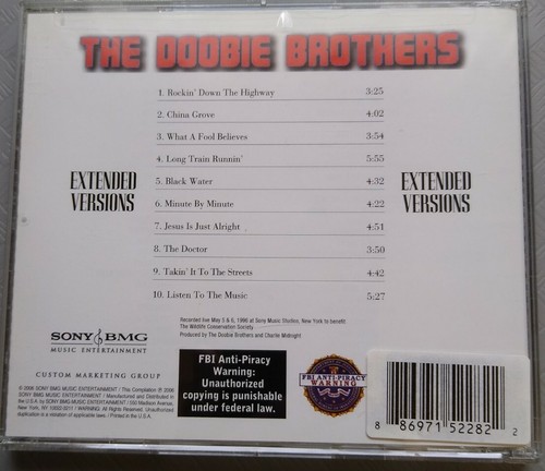 The Doobie Brothers Extended Versions (CD, 2006, Sony BMG) - Imagen 2 de 3