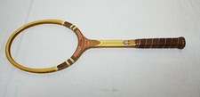 Davis Imperial Wood Tennis Racquet Leather Grip 4L Vintage Collectible