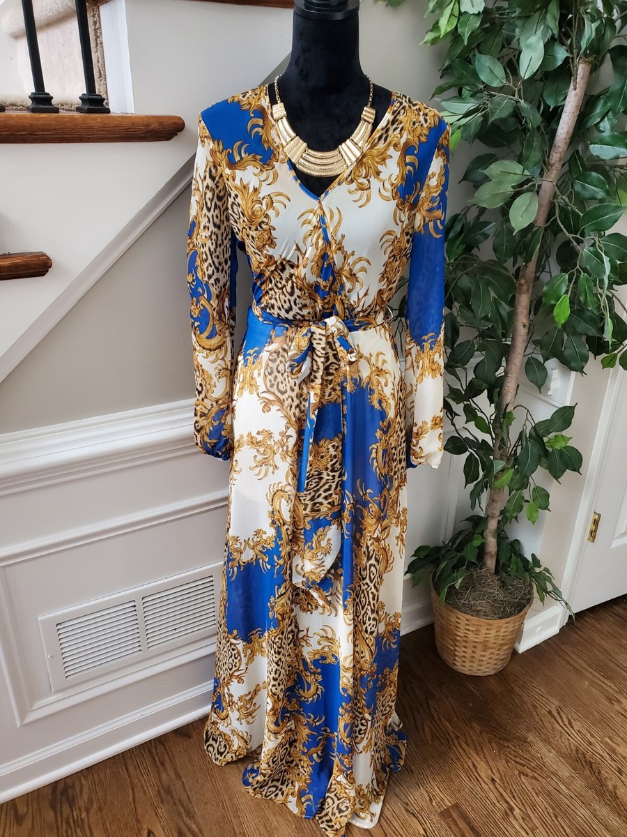 knee length dresses for ladies Estella Multicolor Midi Dress - Rosewood Knitted Cotton Long Sleeve Midi  Dress