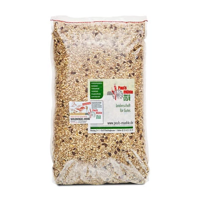 Vogelfutter Wildvogelfutter Wildvogelmenü ohne Schale von Paul's Mühle