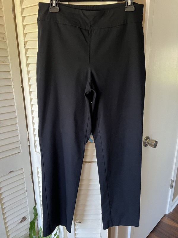 Dana Buchanan Black Pull On Dress Pants Size M