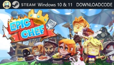 NEU PC Computer Spiel Epic Chef für Windows 10 11 STEAM Download Code Game Key