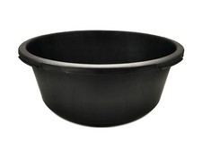 Round Mortar Container 45 Liters Garden Storage Tub Plasterers Hors Bucket