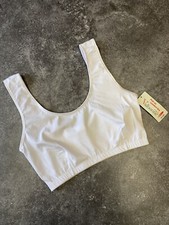 BARGAIN Cotton Lycra Pull on Bra Comfort Bra No Hook or Wires - One Size