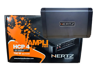 Hertz HCP-4 AB-Class 4-Channel Amplifier 95W RMS x 4 at 2-Ohm Compact Power