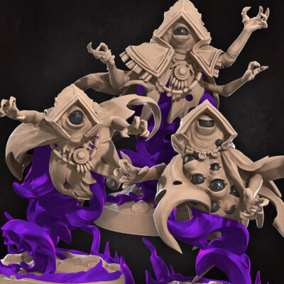 Undead Prison Guards - Ghosts - Bite the Bullet Fantasy D&D Miniature