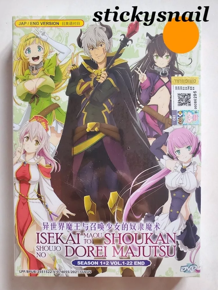 DVD Anime english Dubbed Isekai Maou to Shoukan Shoujo Dorei 