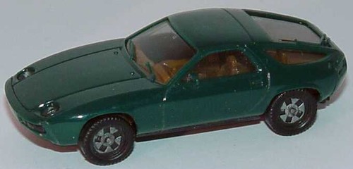 1 87 Porsche 928 Dark Green Wheels One Piece Herpa 13 Ebay
