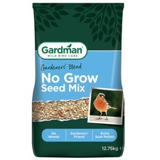 Image of Gardman No Grow Wild Bird Feed Seed Mix - 12.75kg