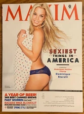 DOMINIQUE STORELLI, ON THE COVER OF "MAXIM" MAGAZINE, MARCH 2012