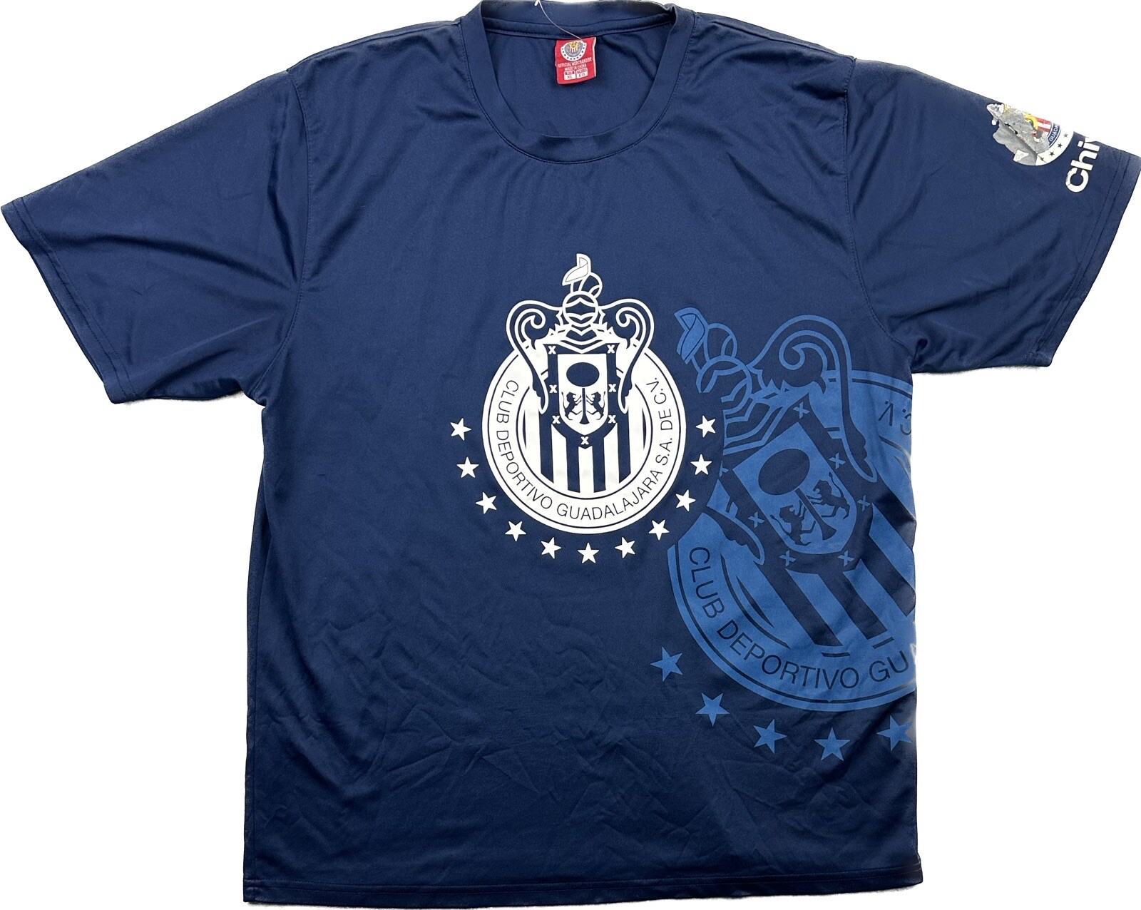 Club Chivas de Guadalajara Jersey Mens XL Blue Official Merchandise VTG Mexico