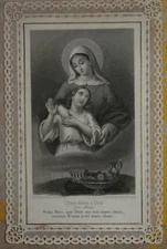 Pious Image Lace Scissor The Soul Raised to God by Mary Letaille 228