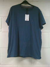 Image of TOMMY HILFIGER BLUE SLIM FIT TSHIRT - SIZE XXL - NEW WITH TAGS