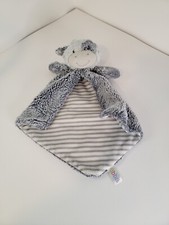 Ebba Gray White Cow Lovey 15" Striped Baby Security Blanket by Aurora 2022