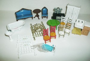 mattel 1980 metal doll furniture