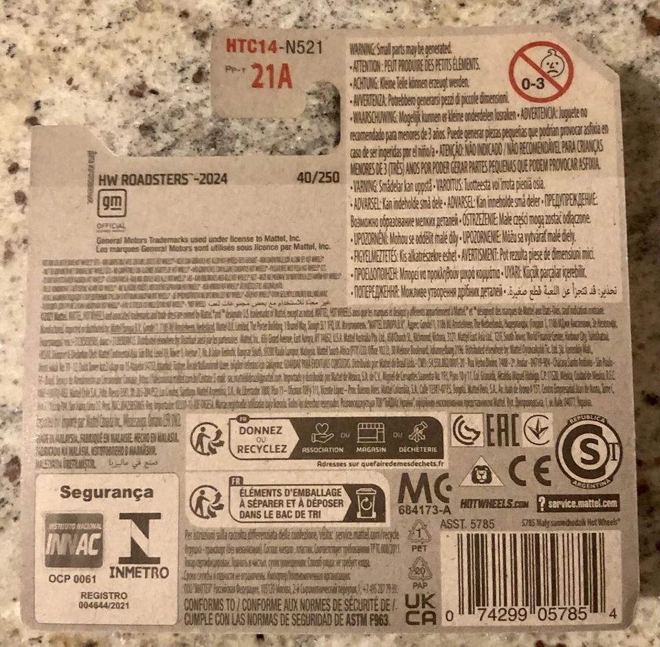 Hot Wheels CORVETTE C6 ARANCIONE 2024 1:64 - Immagine 2 di 2