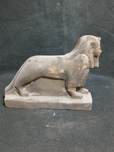 Antichi manufatti egizi di rara statuina autentica di grande sfinge a.C. - Foto 9 di 16