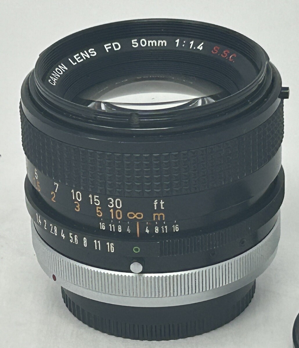 O'' Mark (Near MINT!) Canon FD 50mm f/1.4 S.S.C. MF Lens f