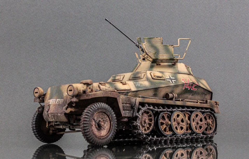WWII Pro-build 1/35 Sd. kfz. 250/9 - Image 2 of 4