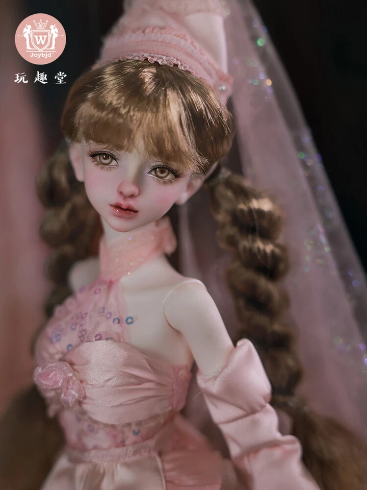 1/4 BJD Muñeca Resina Niña Mujer Hecho a Mano Maquillaje Rostro Vestido Peluca Ropa REGALO DE NAVIDAD Foto 4 de 4