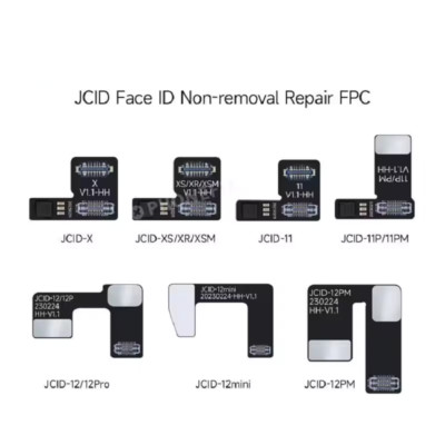 JCID Face ID Repair Without Soldering FPC Flex Cable for iPhone X-12PM(1 set)