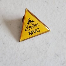 America Online AOL MVC Lapel Hat Jacket Pin - Vintage Internet Computer * mt1