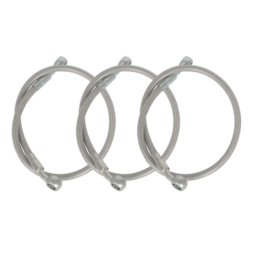 KIT LÍNEA FRENO DELANTERO ACERO TRENZADO PARA HONDA GL1100 GOLDWING 1100 1980 1981 1982 Foto 4 de 4