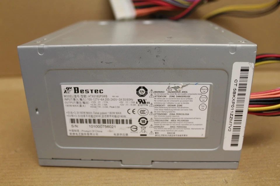 bestec ATX0180P5WB ATX Netzteil max. 180 Watt - Bild 2 von 4