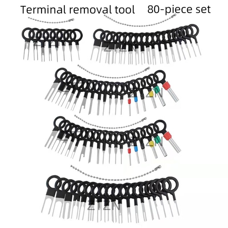 Wire Pin Extractor Set for Auto Car Wiring Crimp Connector Puller