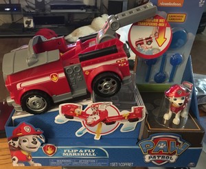 paw patrol marshall flip & fly transforming vehicle