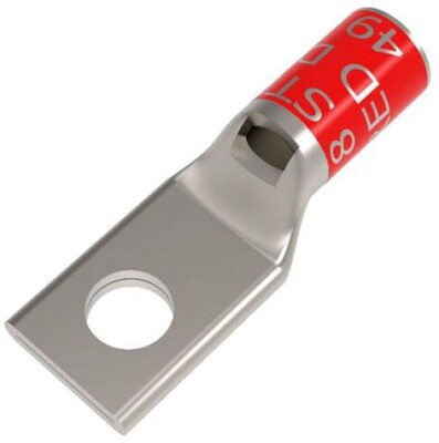 Burndy YA8CL3BOX, 6 AWG Solid/8 AWG Str Copper, Compression Cable