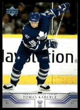 2001-02 Upper Deck #393 Tomas Kaberle Toronto Maple Leafs Hockey Card