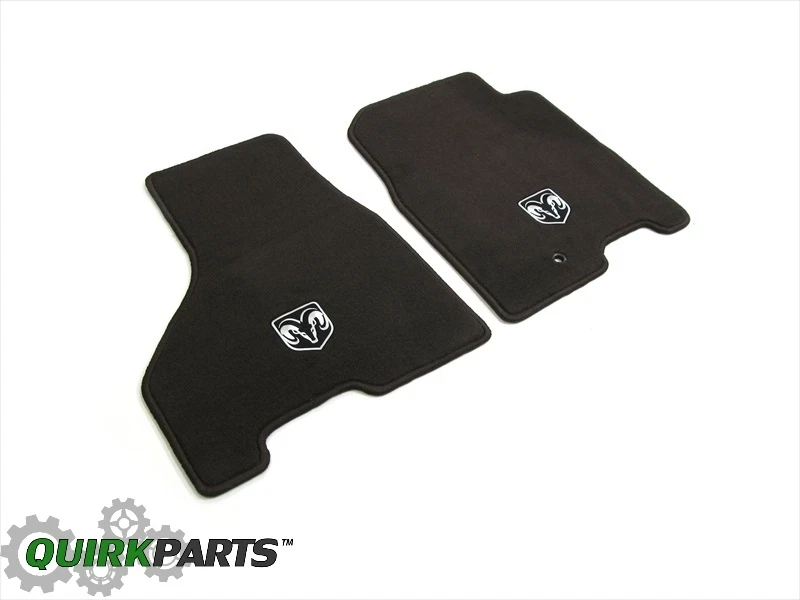 10-12 Dodge Ram 2500 3500 Crew & Mega Cab BARK BROWN FRONT FLOOR MATS OEM MOPAR - Изображение 3 из 4