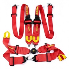 Momo 4 Point 3 Seat Belt Quick Release Seatbelt Snap-on Harness Momo 4 Point 3 Seat Belt Quick Release Seatbelt Snap-on Harness