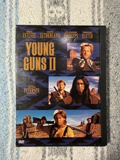 “Young Guns II DVD Emilio Estevez Western Billy the Kid Movie Good Condition”