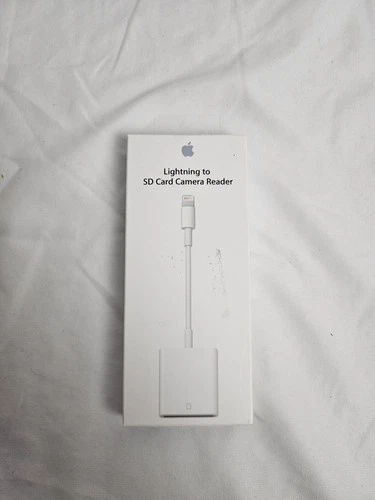 Apple Lightning to SD Card Camera Reader - Factory Sealed Authentic Sealed NEW