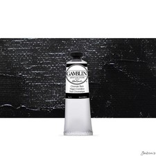 Gamblin Artists Oil Paint Alkali Refined Linseed Oil 37ml Chromatic Black Colour