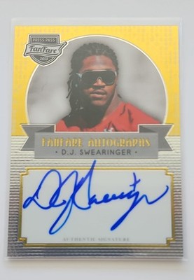 2013 Press Pass Fanfare - D.J. Swearinger #FF-DJS Gold (AU, RC)