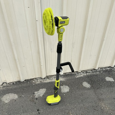 #ad Ryobi P4500 ONE18V Telescoping Power Scrubber Tool Only $74.99