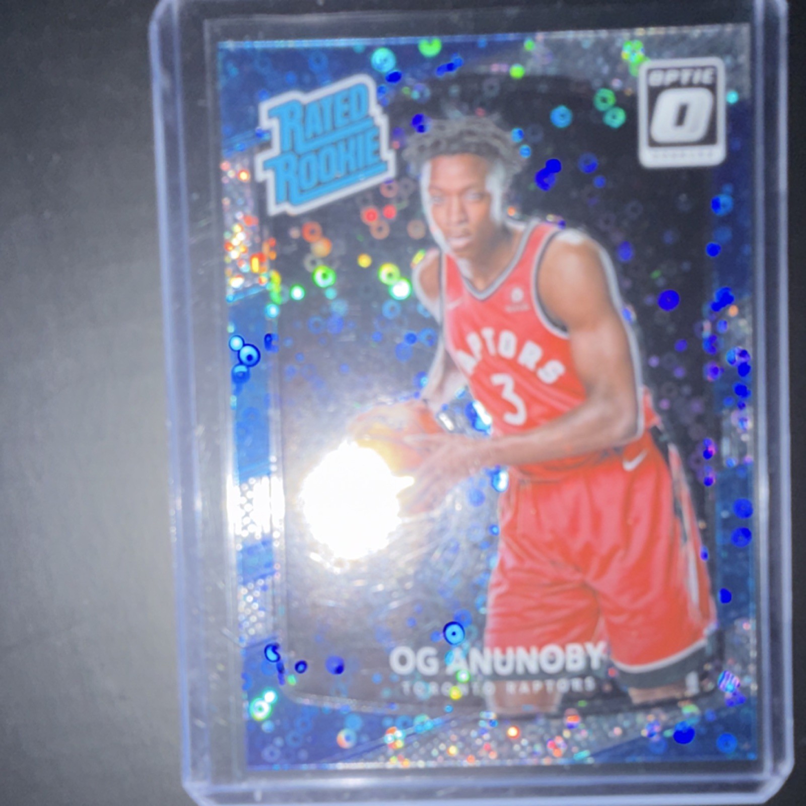 Panini 2017-18 Donruss Optic Rated Rookie Disco Prizm OG Anunoby #178 Raptors