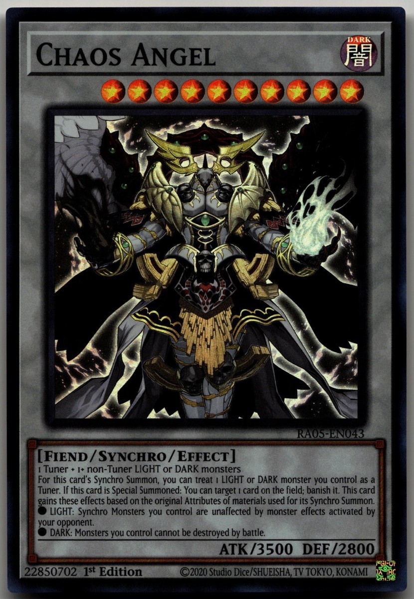 Chaos Angel Super Rare Rarity Collection 5 RA05-EN043 LP | eBay