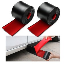 Universal 8.2ft Rubber Side Skirts Edge Guards for Cars, Trucks, SUVs 2PCS