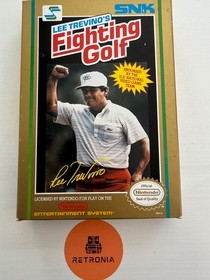 Lee Trevino&rsquo;s Fighting Golf  Nintendo Nes Game NTSC USA Version Boxed W/ Manual