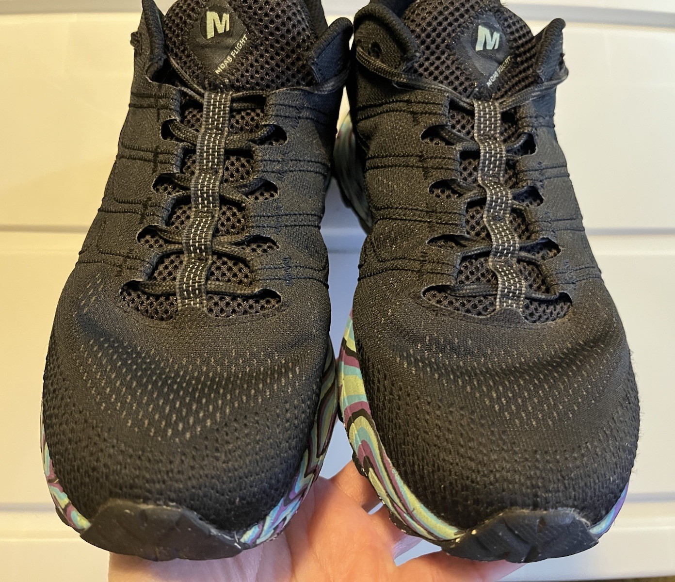 Scarpe da ginnastica Merrell da donna taglia 9 5 MOAB Flight Natural Wonders trail running