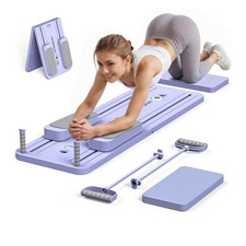 FEIERDUN Foldable Pilates Reformer, Portable Pilates Board for Full Body Workout