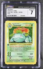CGC 7 Venusaur 1999 Set Base