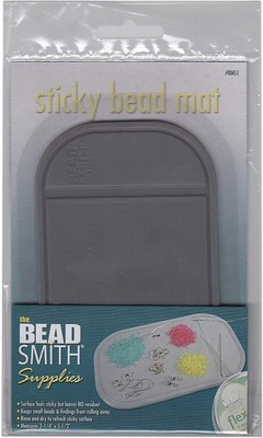 Beadsmith Klebeperlen Matte 3,25''x 5,5'' Auffädeln Matte, Schmuckherstellung Werkzeug, Kunst &