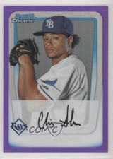2011 Bowman Chrome Prospects Purple Refractor 9/799 Chris Archer #BCP134 06z2