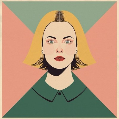 Frau Bauhaus De Stijl Konstruktivismus Poster Kunstdruck Kunst Art